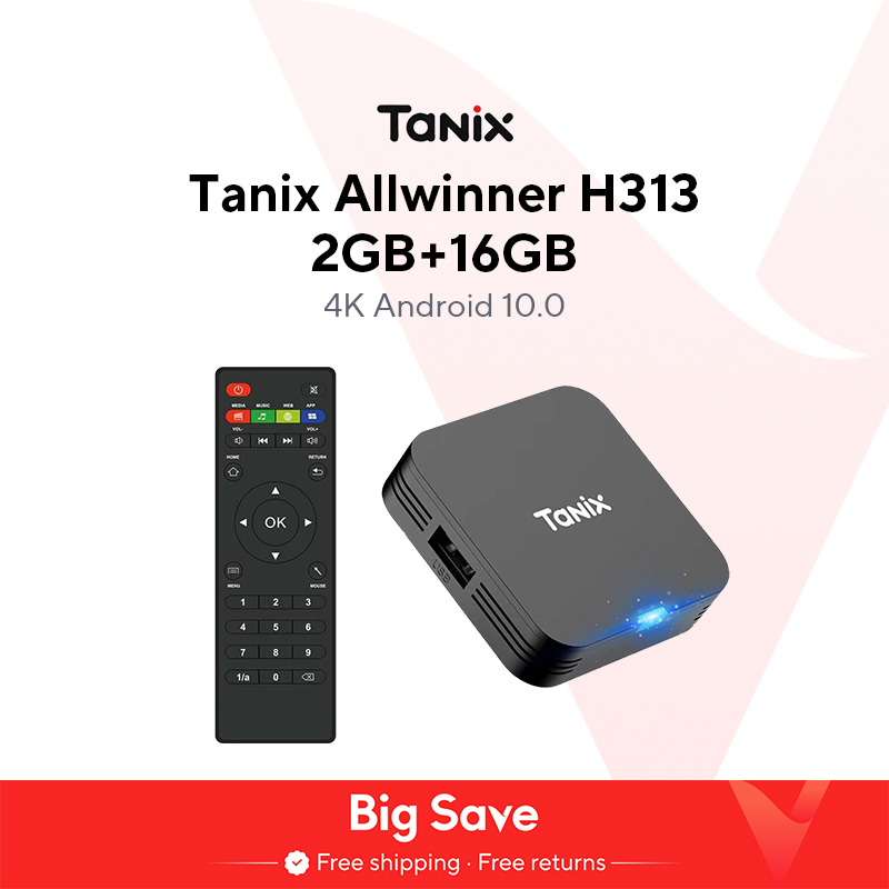 Tanix TX1 Android 10 TV Box 2.4G WIFI 4K 16GB 8GB Reproductor multimedia global