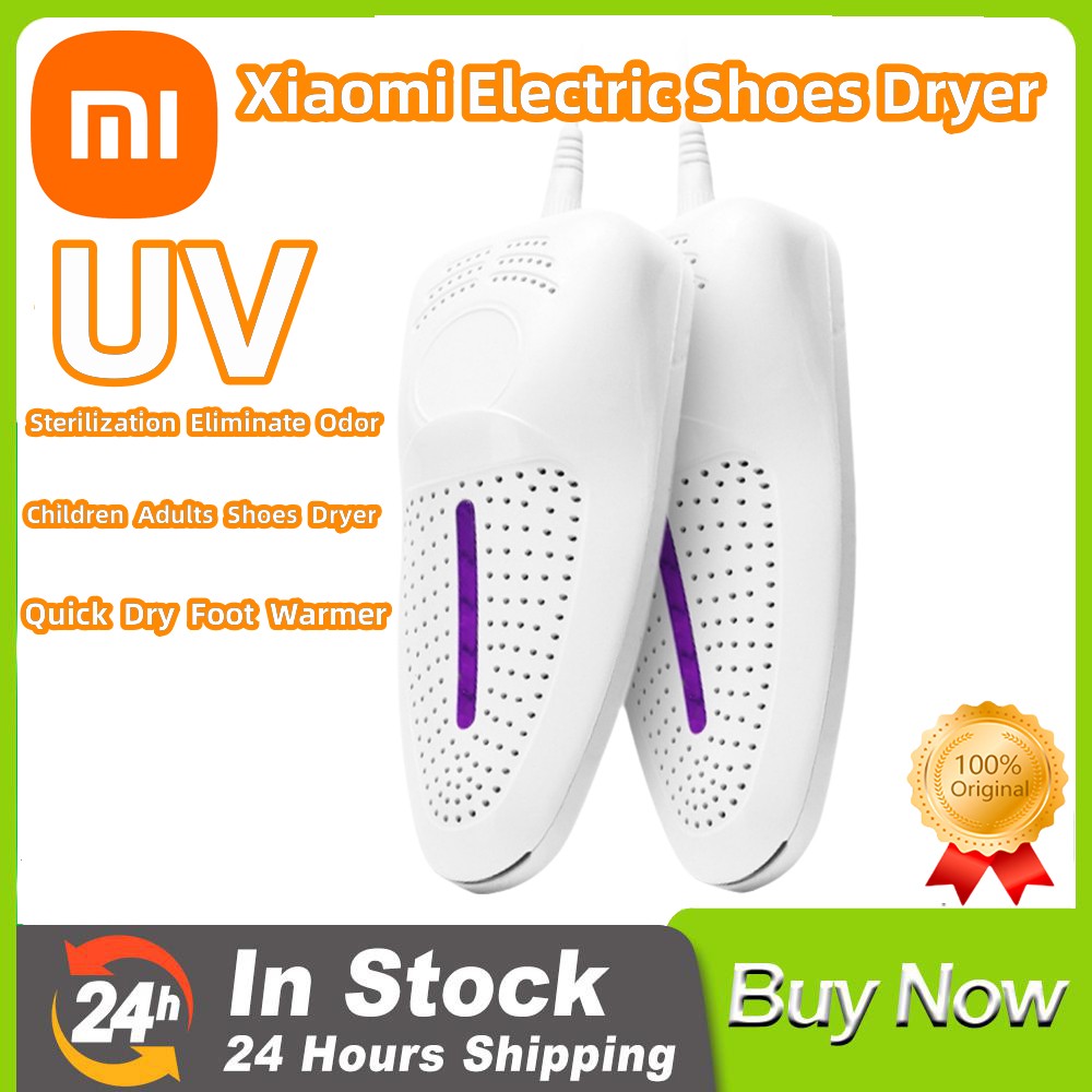Xiaomi-secador de zapatos eléctrico UV, esterilización de pies de secado rápido, desodorización, calentador, botas para niños y adultos, secador de zapatos 2024