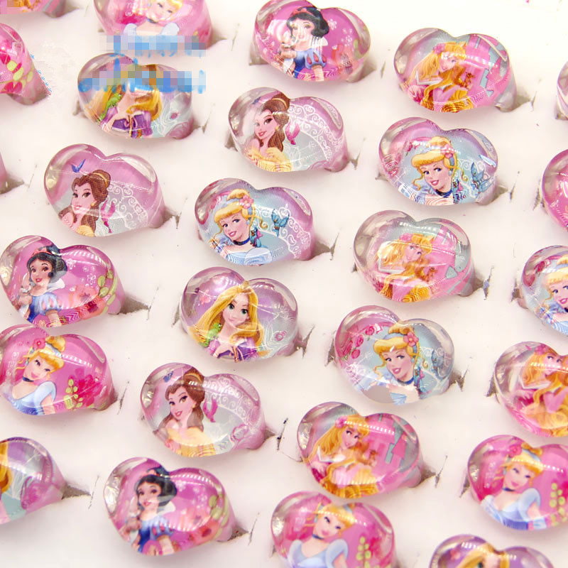 12PCS Disney Princess การ์ตูนนิ้วมือของเล่นเด็ก Happy Birthday Party โปรดปรานสาวน่ารัก Giveaway ของที่ระลึก