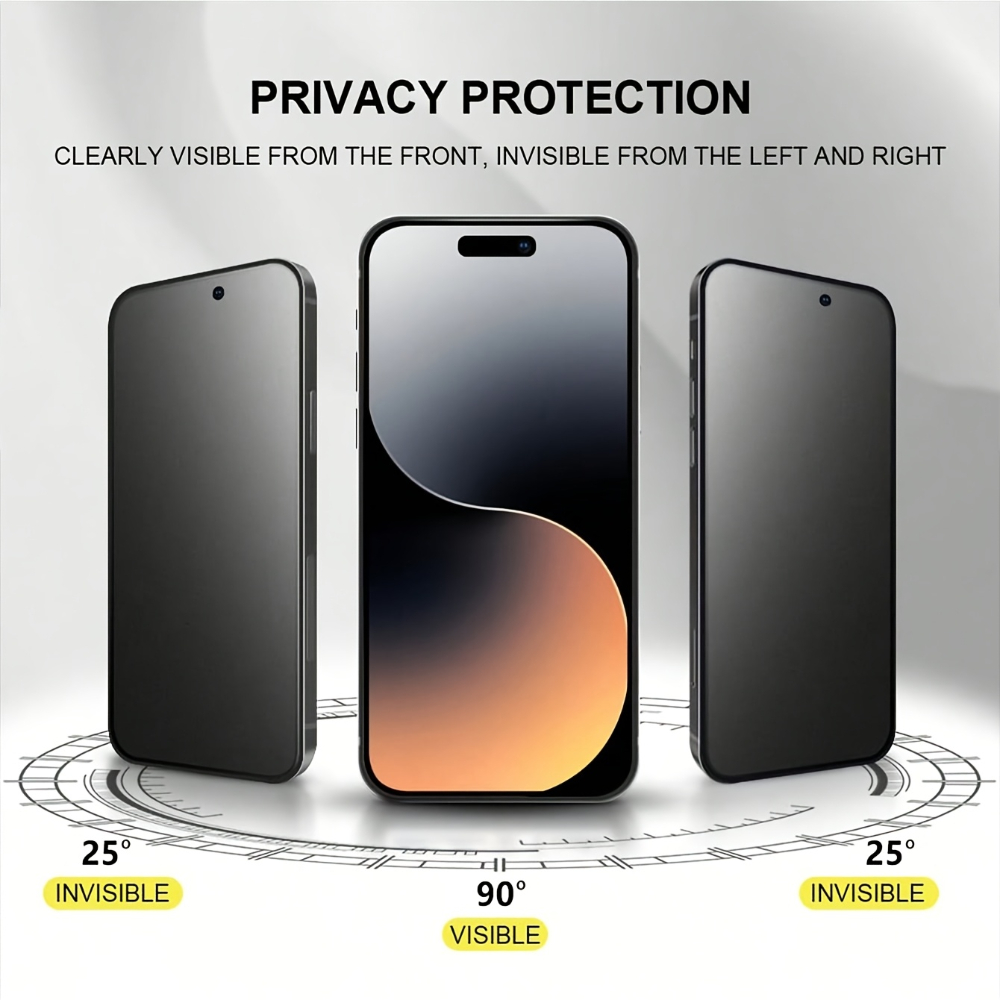 NNBILI 3Pcs Matte Privacy Oleophobic Dust-Free Easy Installation Matte Privacy Screen Protector for iPhone 17 Pro Max 16 Series