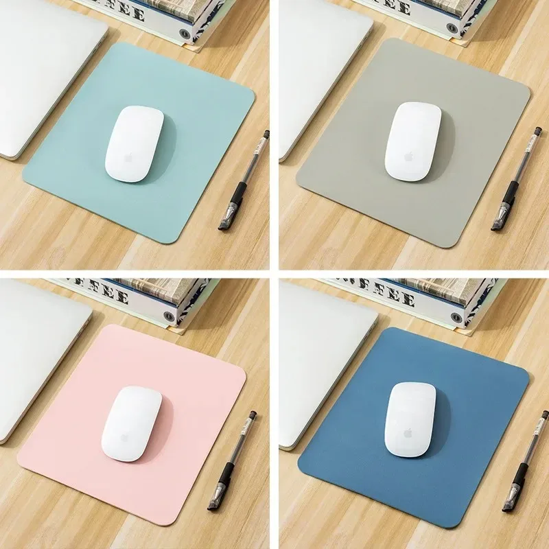 Mała podkładka pod mysz PU Antypoślizgowa podkładka pod mysz do gier Wodoodporna, odporna na zarysowania, łatwa do czyszczenia podkładka pod mysz do komputera PC Laptop Desktop