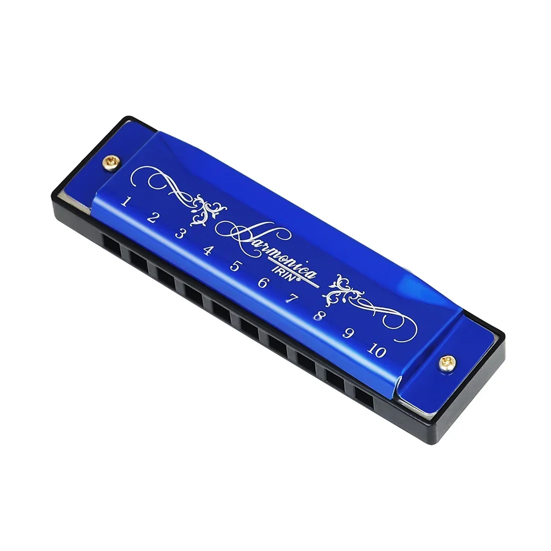 IRIN Harmonica 10 Holes 20 Notes Key of C Harmonica Colorful Metal Shell With Packing Box Educational Orff Beginner Harmonica