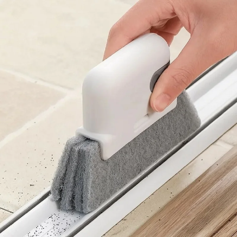Zwei-in-eins abnehmbare Fensterschlitzbürste mit Nut, Glasfensterschlitz, abgestorbene Eckbürste, Spaltbürste