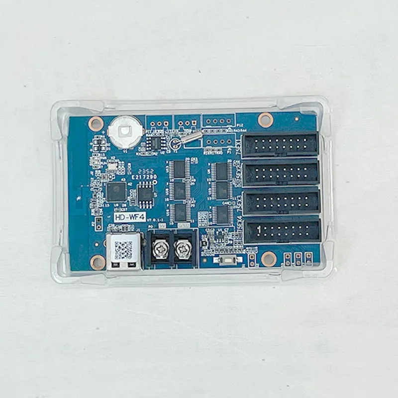 Huidu-controlador HD-WF4 a todo Color RGB HUB75, pantalla LED, píxel, animación, señalización Digital, WiFi, puerto USB, tarjeta de Control