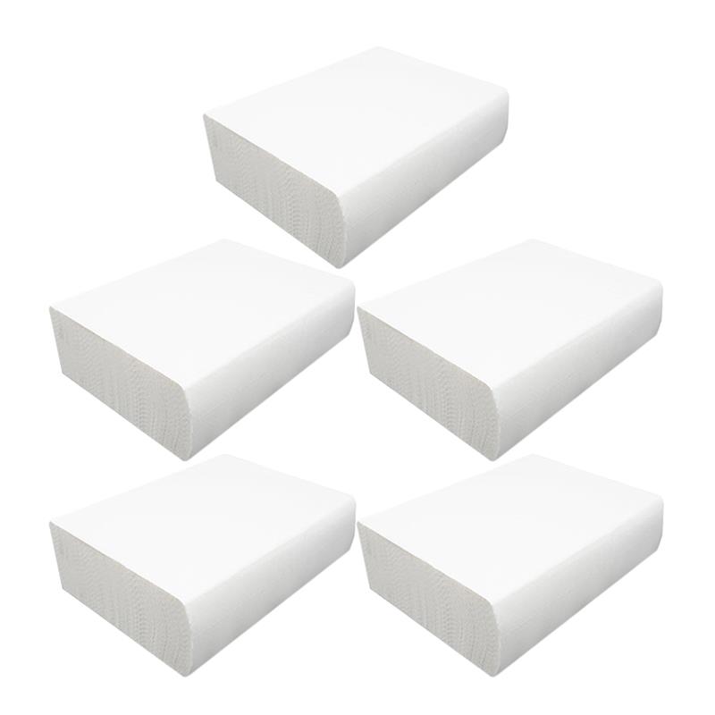 5 Bags Paper Towels Bulk Convenient Bathroom Napkins Tissues Household Toilet Paper