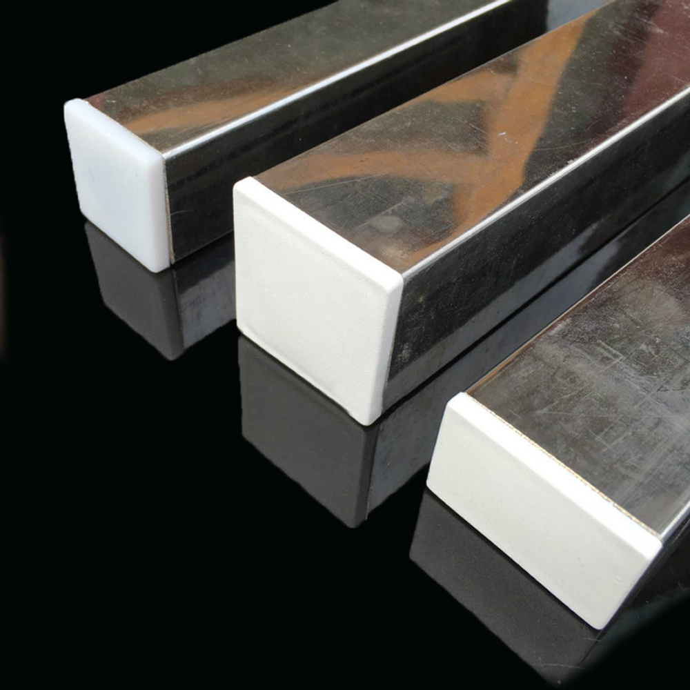 2/4/10個ホワイトプラスチック長方形ブランキングエンドキャップチューブパイプボックスセクション挿入プラグ栓10x20-100x200mm椅子脚ダストカバー