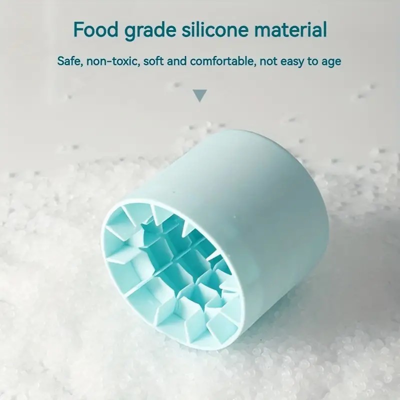 【Ventas calientes】 1 pieza, hacen cubitos de hielo perfectamente formados con este molde para cubitos de hielo de silicona de fácil liberación: ¡contiene hasta 60 cubos!