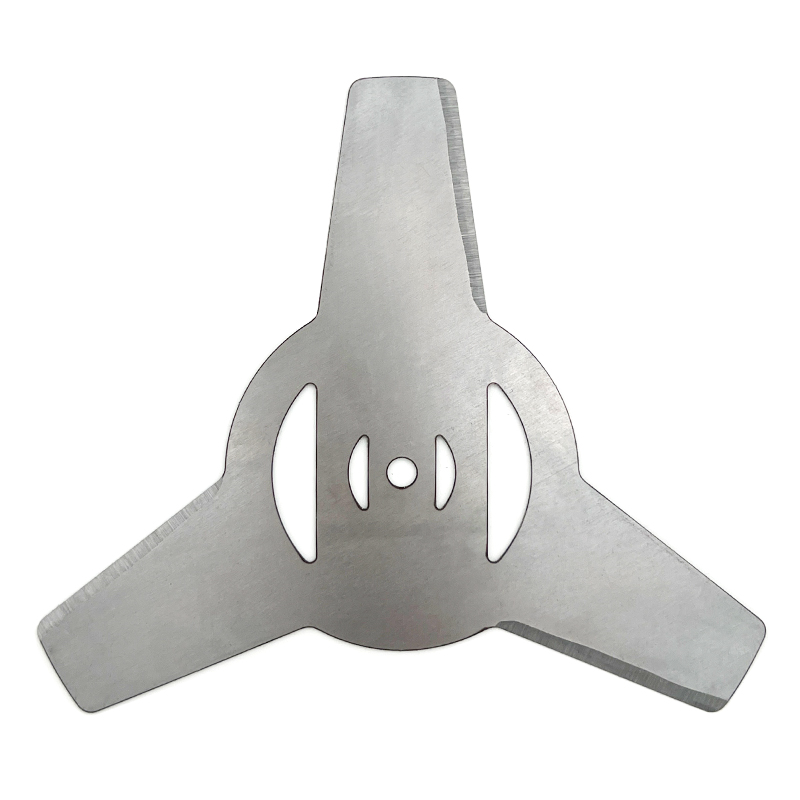 Garden Power Tool Accessories 4Pieces 5mm Metallic Blade 3Teeth for Electrical Grass Trimmer Brush Cutter