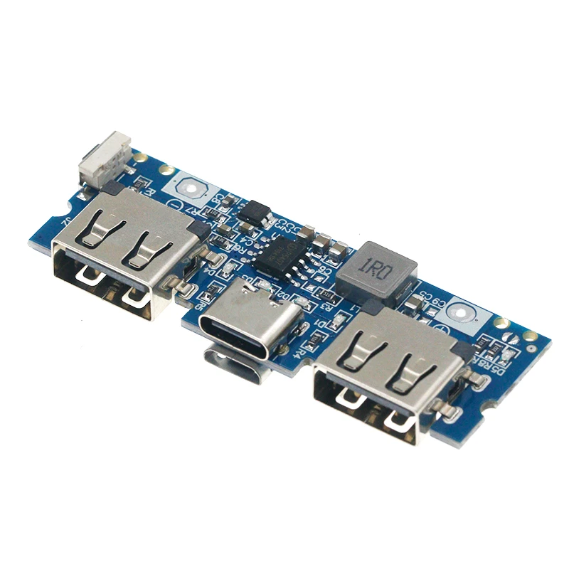 Placa de cargador de batería de litio, módulo de carga 18650, USB Dual, 5V, 2.4A, Micro/tipo-c