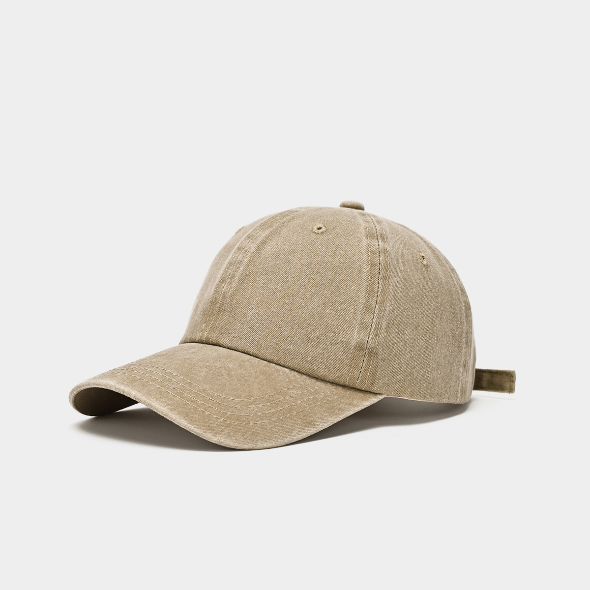Casquette de baseball délavée pour hommes, carreaux de document, version coréenne, casquette breton simple, solide, chapeau de soleil de sport