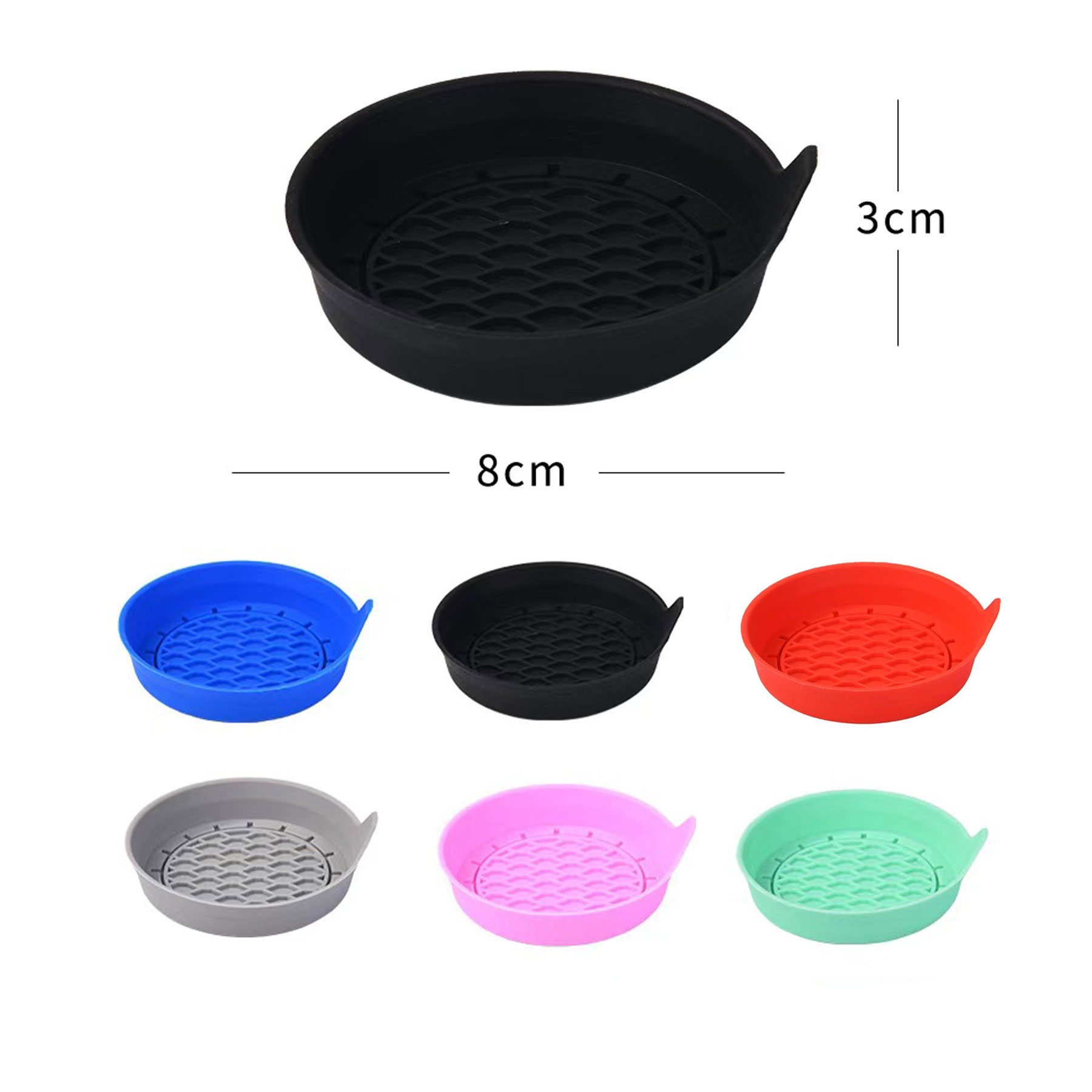 2/4 stücke Auto Tasse Halter Untersetzer Silikon Tasse Halter Einsatz Universal Non-Slip Tasse Halter Auto Zubehör Innen stille Tasse Pad