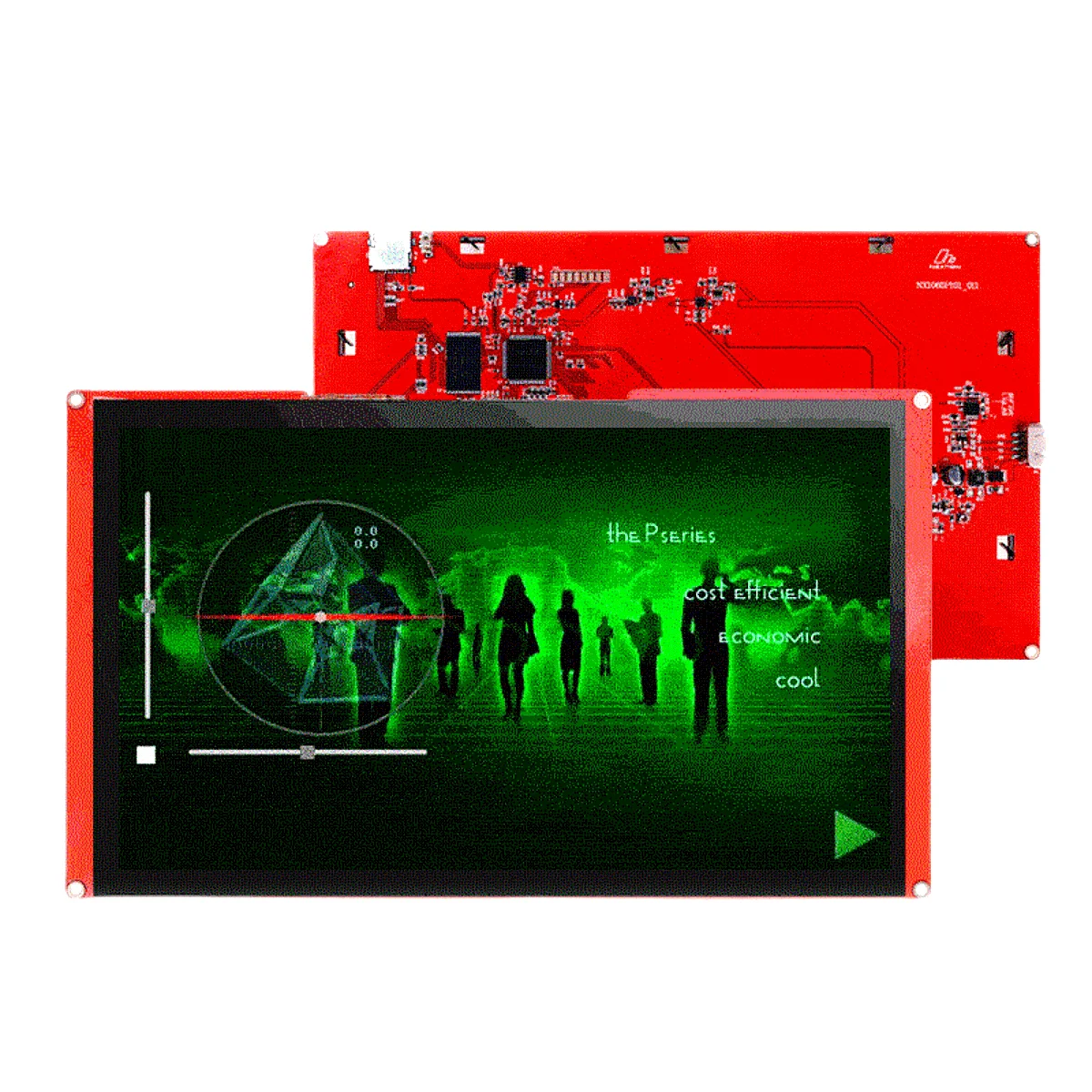 NEXTION 10.1 Módulo Smart Touch Screen sem gabinete, HMI multifuncional, LCD resistivo ou capacitivo, NX1060P101-011R