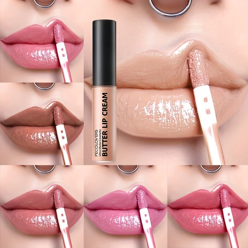 1PC Rossetto liquido impermeabile 21 colori Vitamina E Set di trucco Lucidalabbra Lip Plumpers