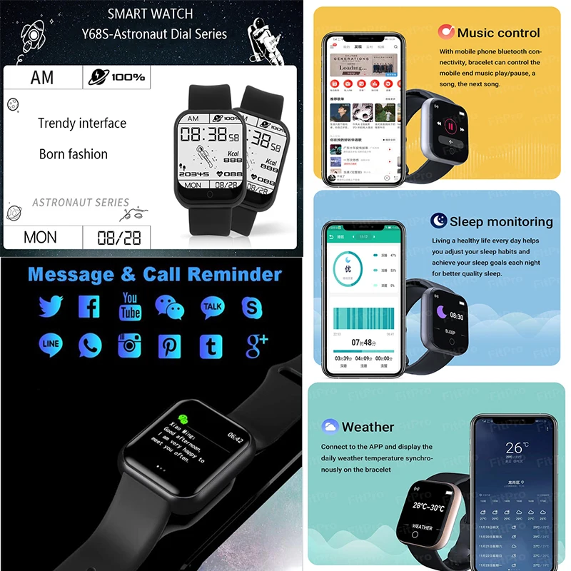 เด็กสมาร์ทดิจิตอลเชื่อมต่อนาฬิกา Call Reminder การตรวจสอบอัตราการเต้นของหัวใจสําหรับเด็กผู้ชายผู้หญิงนาฬิกาชั่วโมงหญิง wach