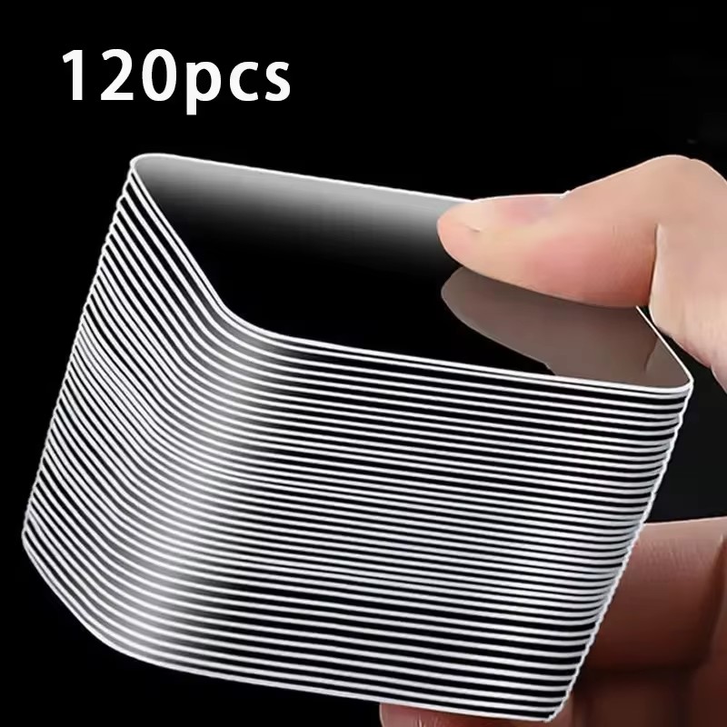 Se puede reutilizar cinta adhesiva de doble cara superfuerte, pegatinas de pared transparentes, adhesivos a prueba de agua, productos para el hogar