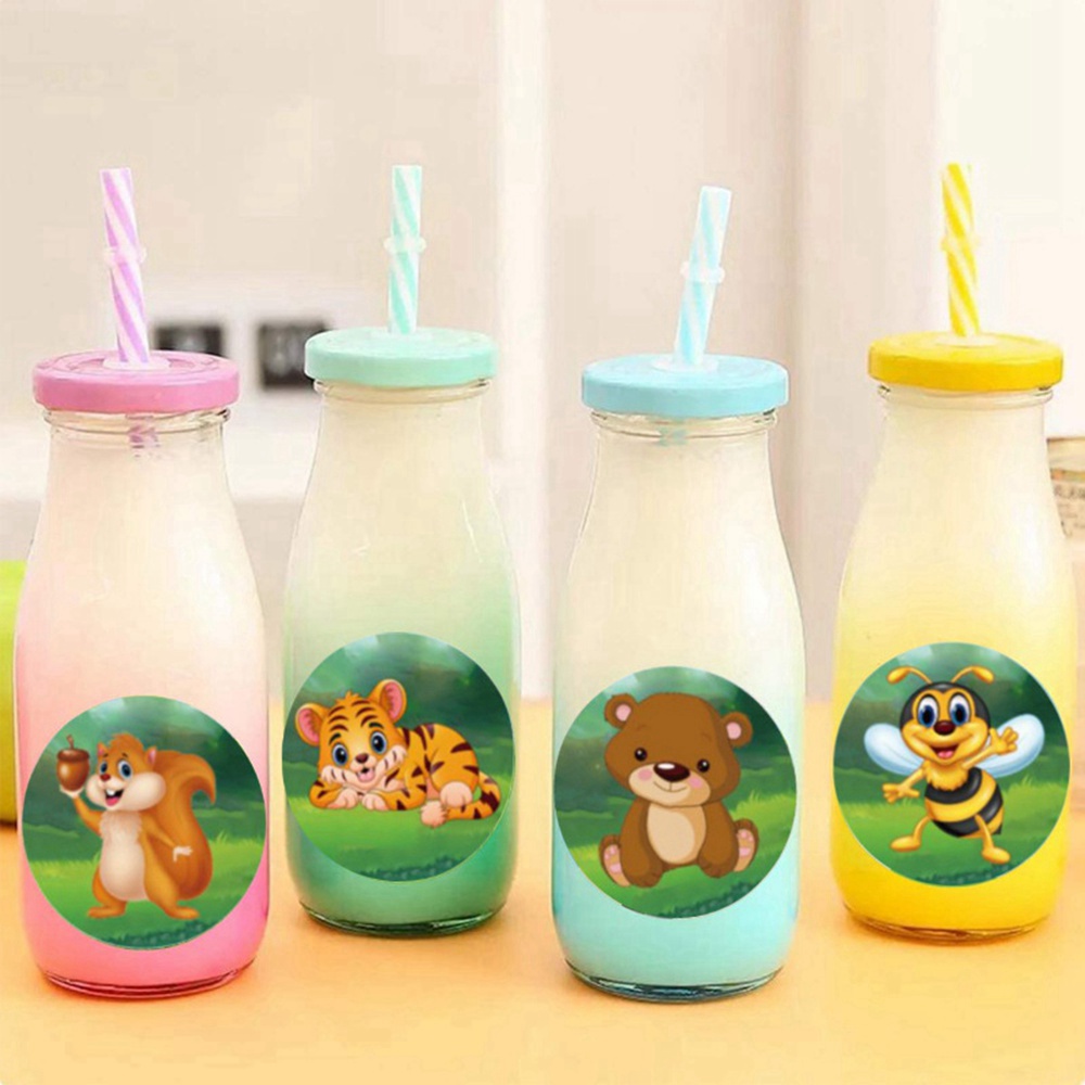 สติกเกอร์เครื่องเขียนของเล่นสัตว์สำหรับเด็กอนุบาลสติ๊กเกอร์สำหรับเด็กรางวัลครู500ชิ้น