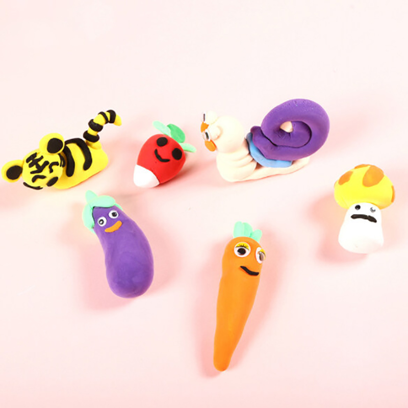 Super Light Clay Air Dry Polymer Modelling Clay Soft Creative Colorful Mud Moulding Clay DIY Crafts Gifts for Childrens Kids