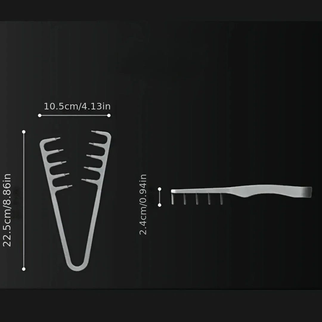 1/2Pcs Volumizing Wide-Tooth Hair Styling Comb Curling Tools Fluffy Texture for Men Ideal for All Hair Types Hairstyling Tools