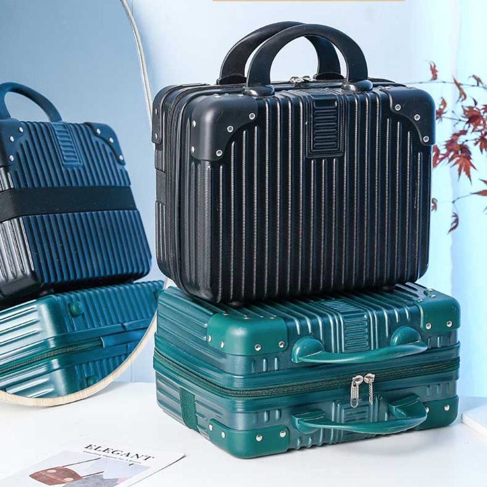 14 Zoll Mini Reisekoffer Kosmetik box Handgepäck Veranstalter Make-up Fall kleine Passwort Box Boarding Fall