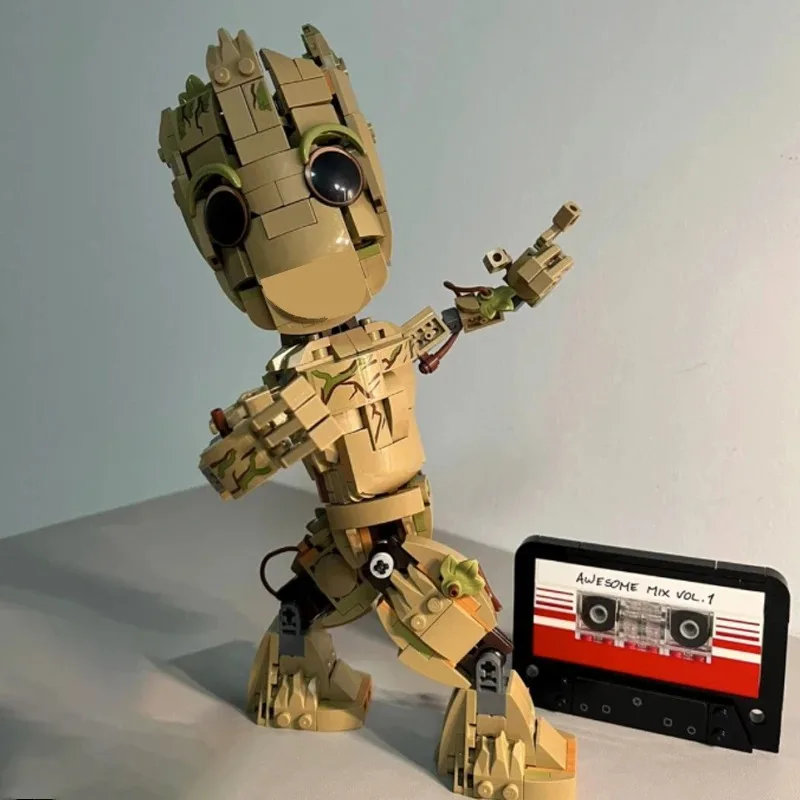 Kit de construcción Compatible con I Am Groots 76217, juguetes para niños, ladrillos, árbol, modelo de Groots para bebés, regalo de exhibición para niños, regalo de Navidad