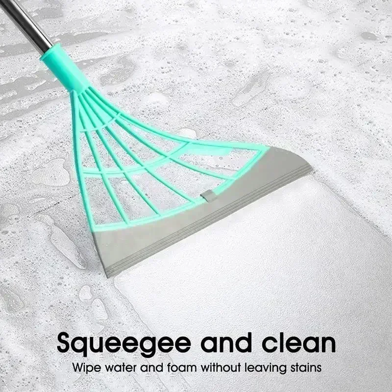 1/2 Pcs Silikon Magie Gummi Besen Mopp Hand Staub Besen Hause Boden Reinigung Rakel Wischer Wc Bad Mops Hexen werkzeuge
