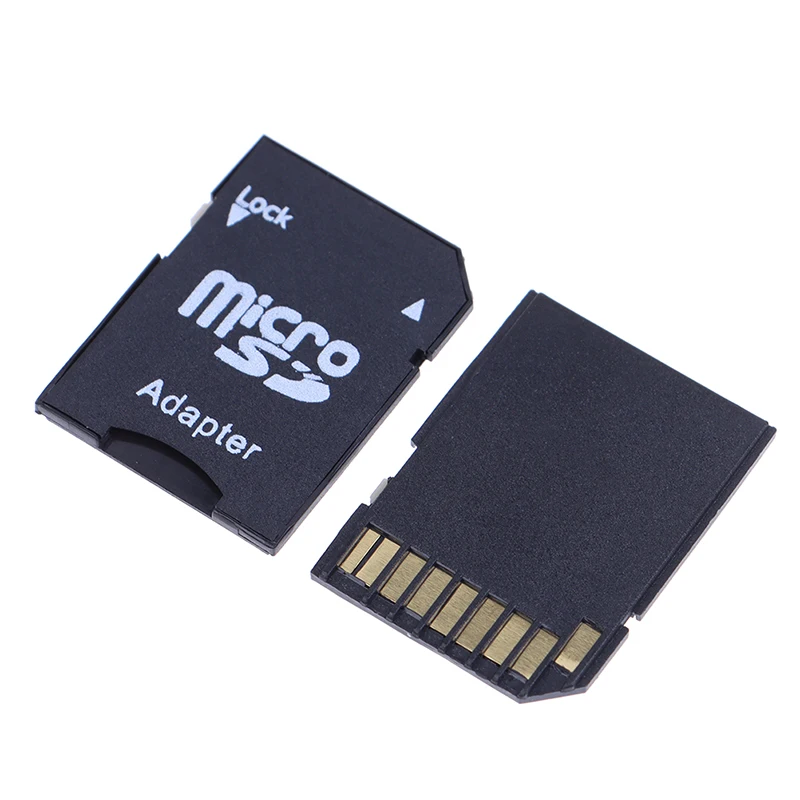 10 Pcs Micro SD TransFlash TF To SD SDHC Memory Card Adapter Converter Phones Tablet Memory Stick For Computer Internal Storages
