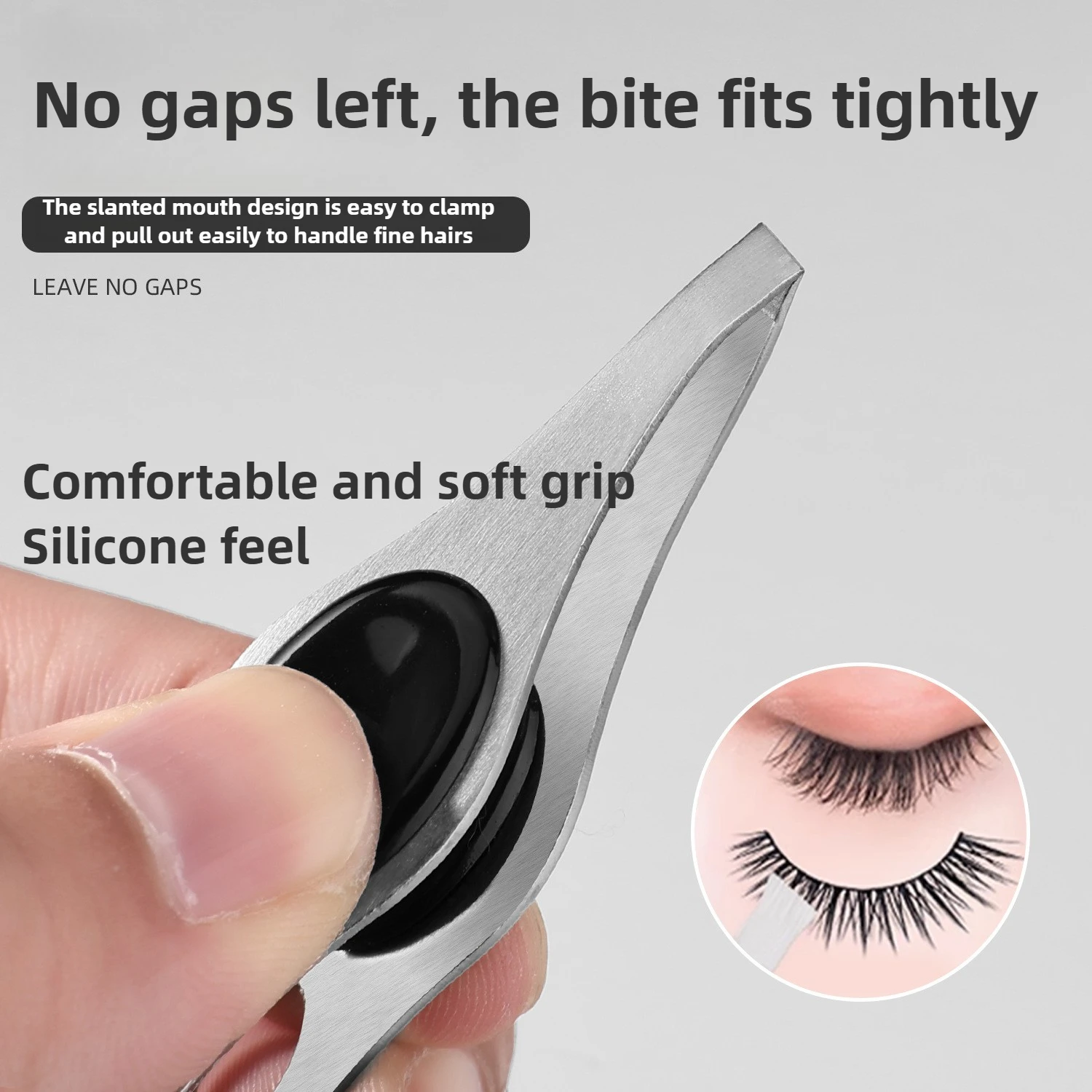1 pz vendite calde portatile in acciaio inossidabile pulsante cellulare design intelligente sopracciglio rimozione dei peli pinzette con strumento di trucco a luce LED