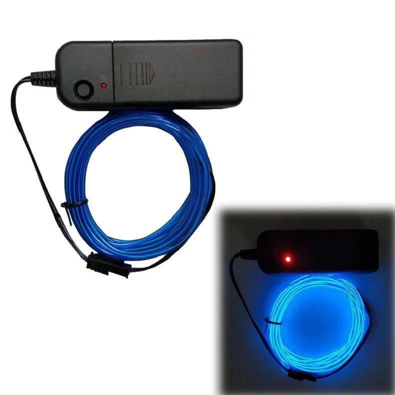 Linh Hoạt Đèn Neon 1M/3M/5M Dây EL Led Neon Vũ Đảng Bầu Không Khí Trang Trí Đèn ropeTube Chống Nước Nhiều Màu Dây Đèn Led 3V