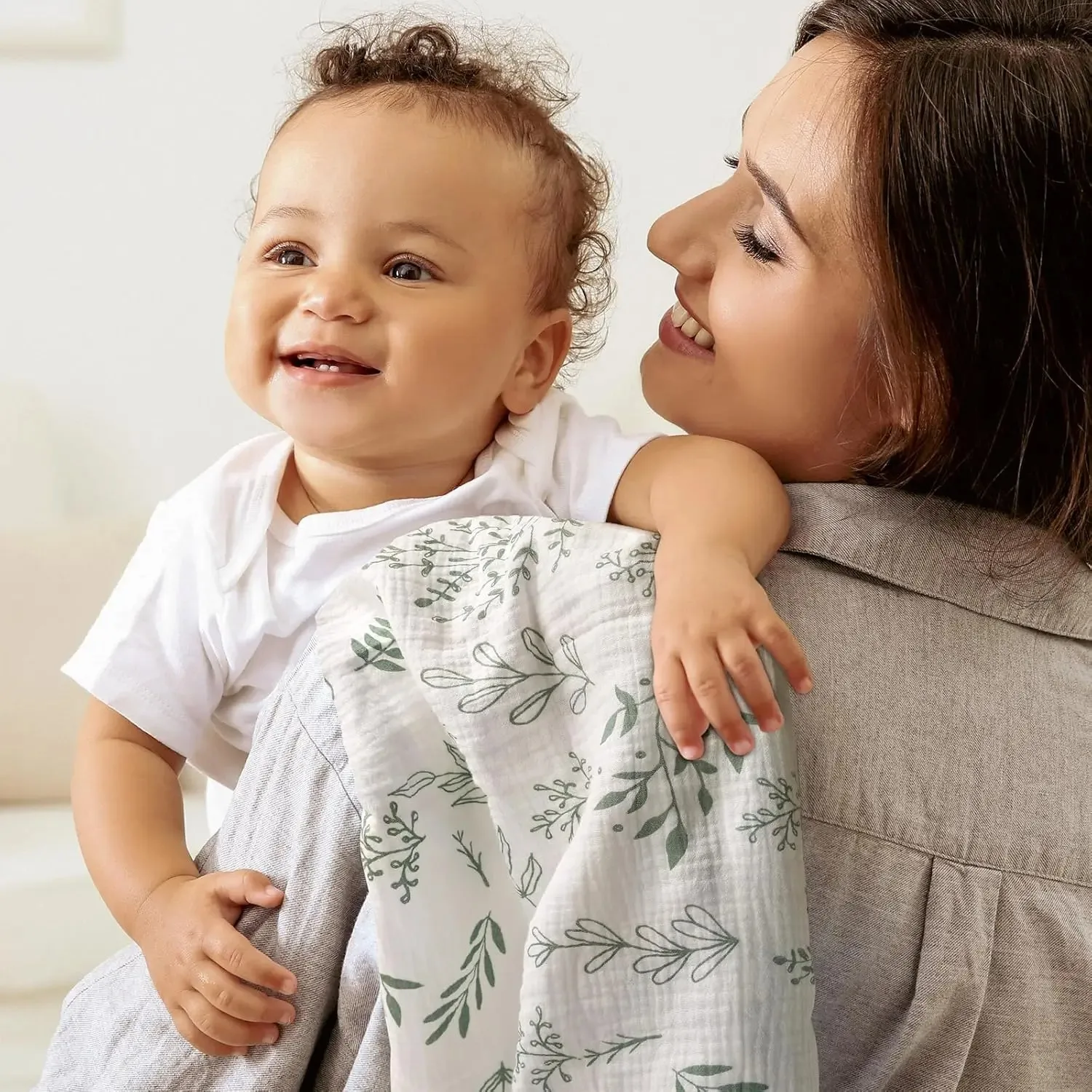 아기 Swaddle 담요 남여 Swaddle Wrap 부드러운 실크 모슬린 남여 수신 담요 아기 담요 신생아 아기 Swaddle 담요
