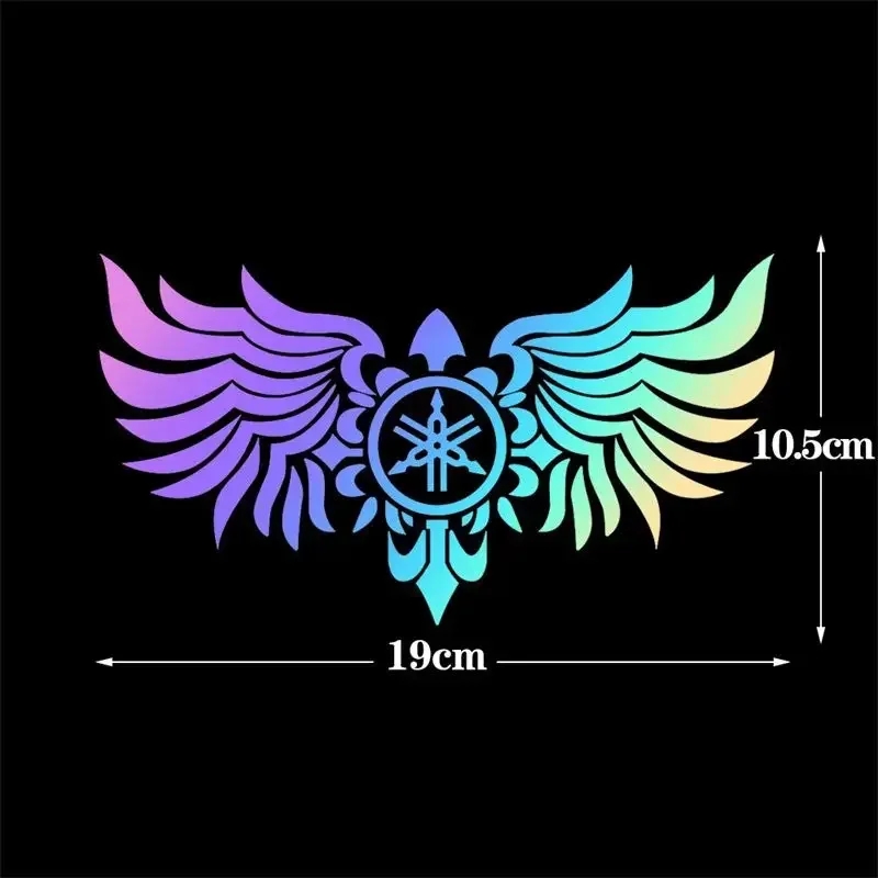 New Yamaha Laser Reflective Stickers Motorcycle Helmet Tail Box Modified Stickers Waterproof Decorative Decals