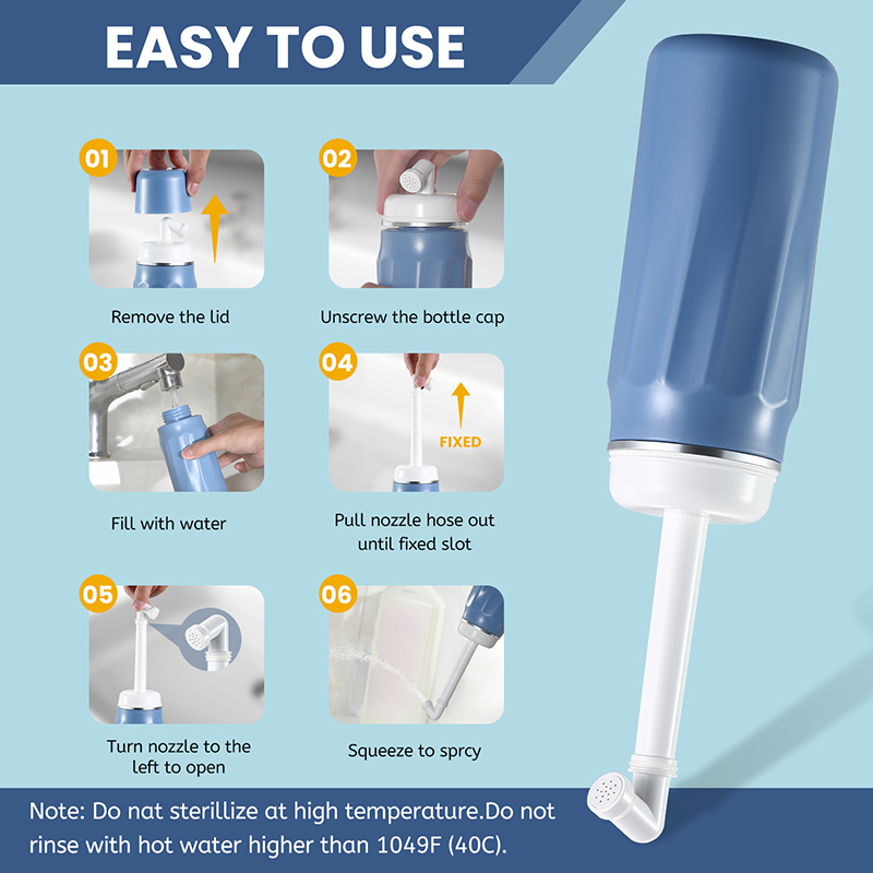 400ml portátil bidé spray handheld viagem bidé limpador pessoal garrafa de higiene spray chuveiro lavagem dispositivo de descarga de bunda do bebê