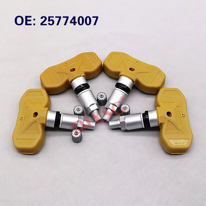 4 шт. датчик TPMS 25774007   Система контроля давления в шинах 433 МГц для Cadillac CTS Chevrolet Trailblazer Saab 9-7x