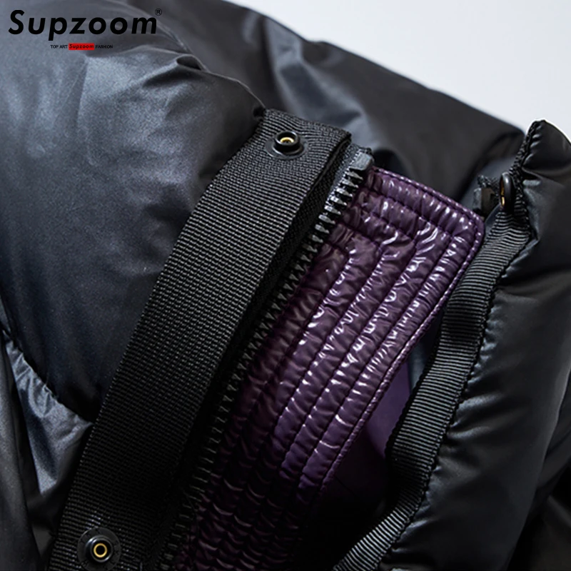 Supzoom เสื้อกั๊กขนลง2023หนาสำหรับผู้ชายและผู้หญิง, คอตั้งมาใหม่ล่าสุดหนังตัวอักษรสำหรับฤดูใบไม้ร่วงและฤดูหนาว