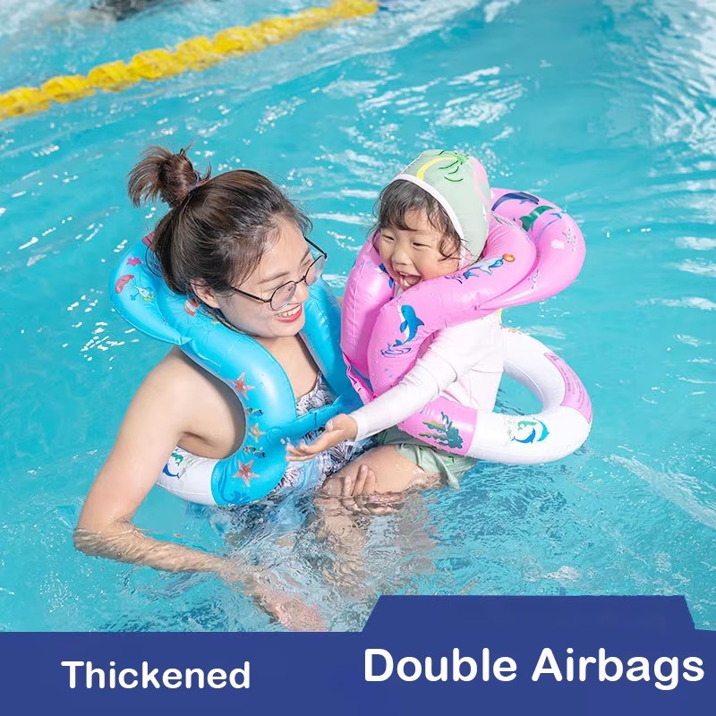 Rooxin Inflatable Swim แหวนเสื้อกั๊กเด็กแหวนว่ายน้ําเด็กว่ายน้ําวงกลมสระว่ายน้ําลอยน้ําเล่นหลอด Pool Party อุปกรณ์เสริม