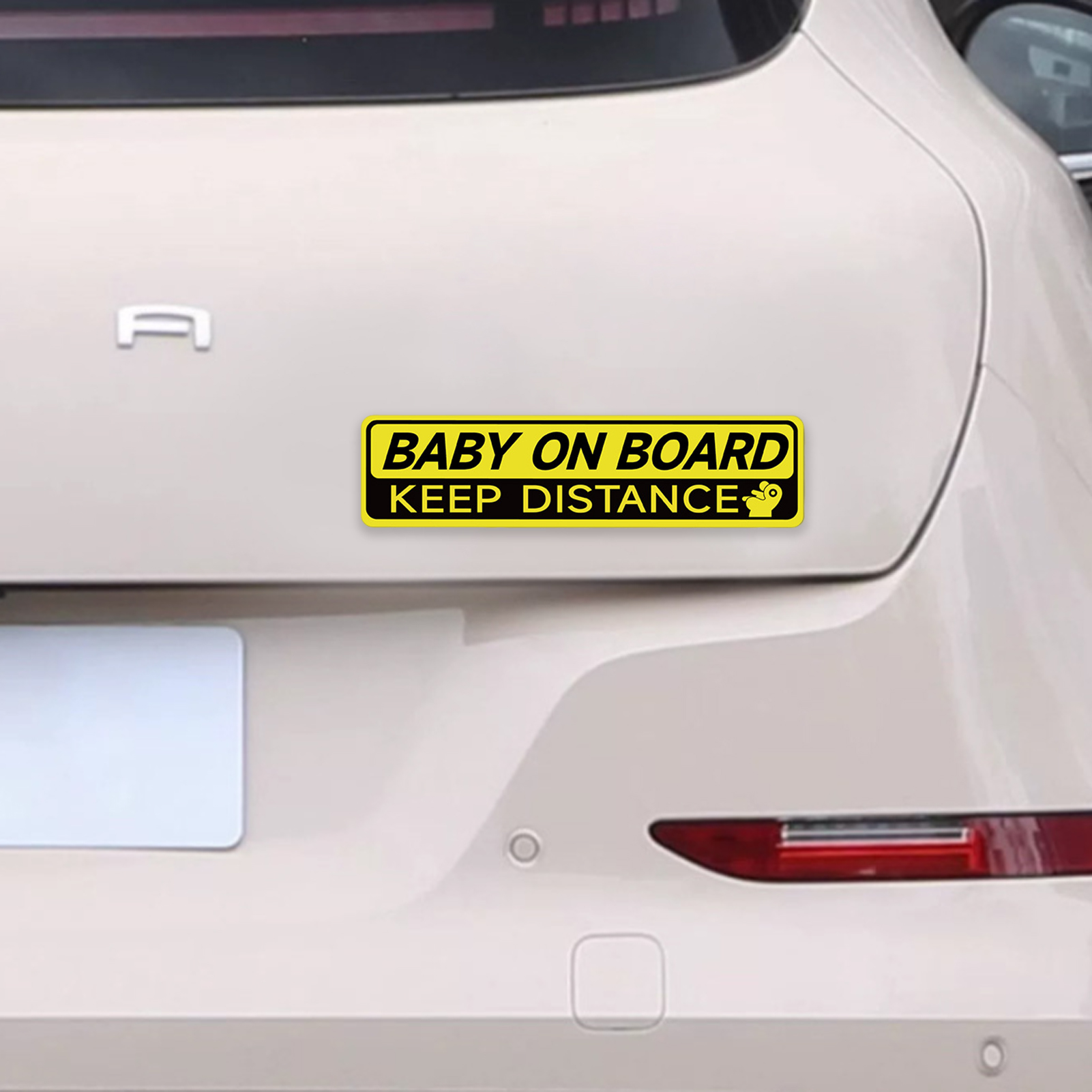 Baby On Board Magnetic Reflective Sticker for Car Safety Warning Reflector Tape Decal Car Accessories Exterior Reflector Sticker