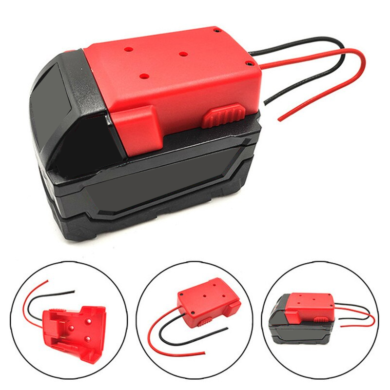 DIY Battery Adapter For Makita/Bosch/Milwaukee/Dewalt 18V Battery Adapter Power Connector DIY Adapter Dock Holder 14 Awg Wires