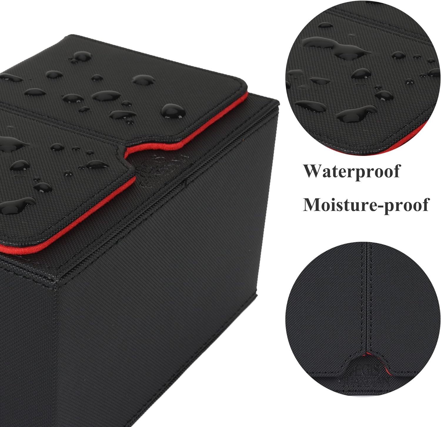 Card Case Card Box Magic TCG Mid Large Deck Case Solid Color Storage Box Top Side-Loading Toy Game Collection Cards