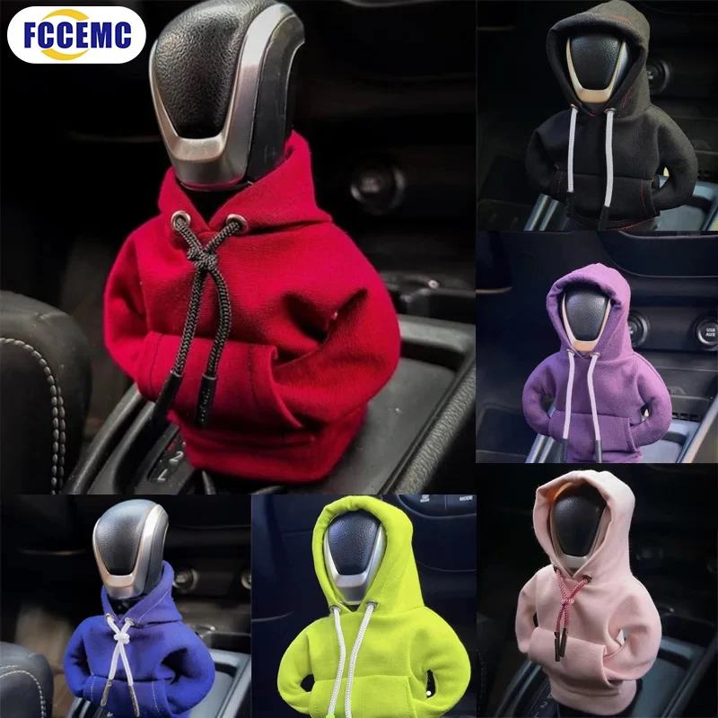 Auto Versnellingspook Hoodie Cover Shift Cover Versnellingspook Decoratie Past Handmatig Automatische Universele Auto Versnellingspook Interieur Decor