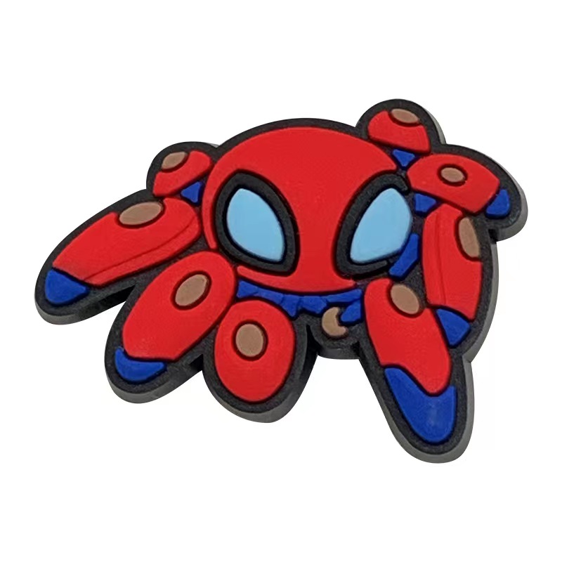 Süße Disney Marvel Superheld PVC Schuhe Charms süße Cartoon DIY Sandalen Zubehör für Clogs Dekorationen Junge Kinder Geschenk