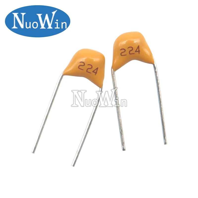 Condensador cerámico monolítico de 100 piezas MLCC, 10PF 22PF 100PF 1NF 2.2NF 4.7NF 10NF 22NF 100NF 0,1 UF 1UF 2,2 UF 10UF 50V P = 5,08mm