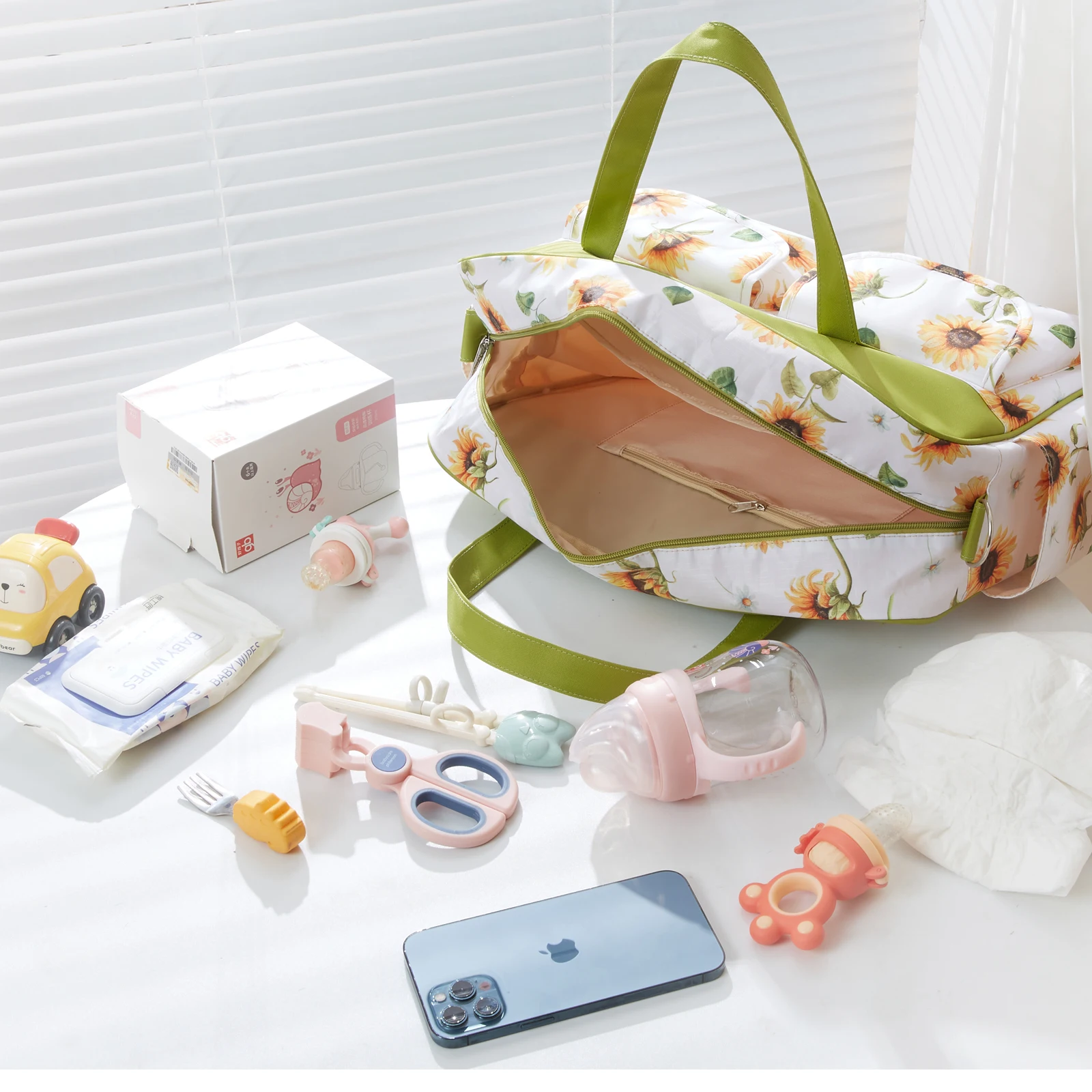 Insular ผ้าอ้อมขนาดใหญ่ Tas Stroller กลางแจ้งกันน้ำผ้าอ้อมเด็ก Tas Bersalin ผ้าอ้อมเด็กเดินทางเปลี่ยนกระเป๋า