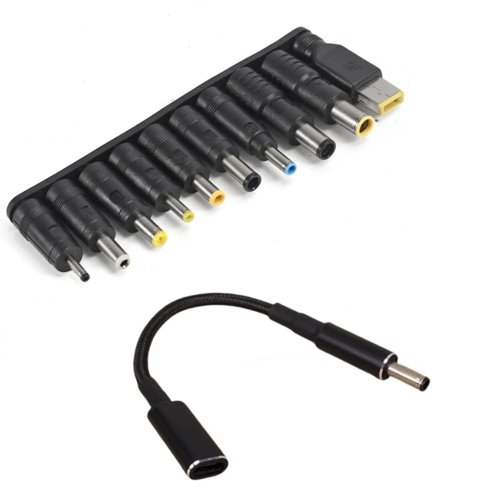 Nowy Adapter Zasilania Laptopa Typu C Wtyk 65W USB Typ C do Uniwersalnej Ładowarki Laptopa Gniazdo Kabel Ładujący do Notebooków