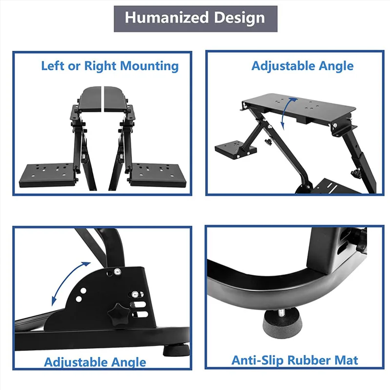 G920 Đua Giả Lập Vô Lăng Giá Đỡ Đa Năng Gấp Gọn Vô Lăng Đứng Cho Logitech G25 G27 G29 Thrustmaster T500RS