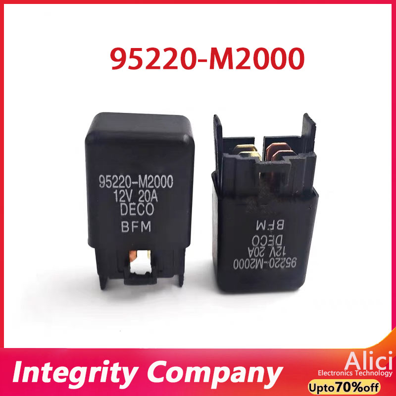 5 ชิ้น/ล็อต Original 95220-M2000 12V 20A 4-pin โมเดิร์นเครื่องปรับอากาศไฟหน้าพัดลมรีเลย์