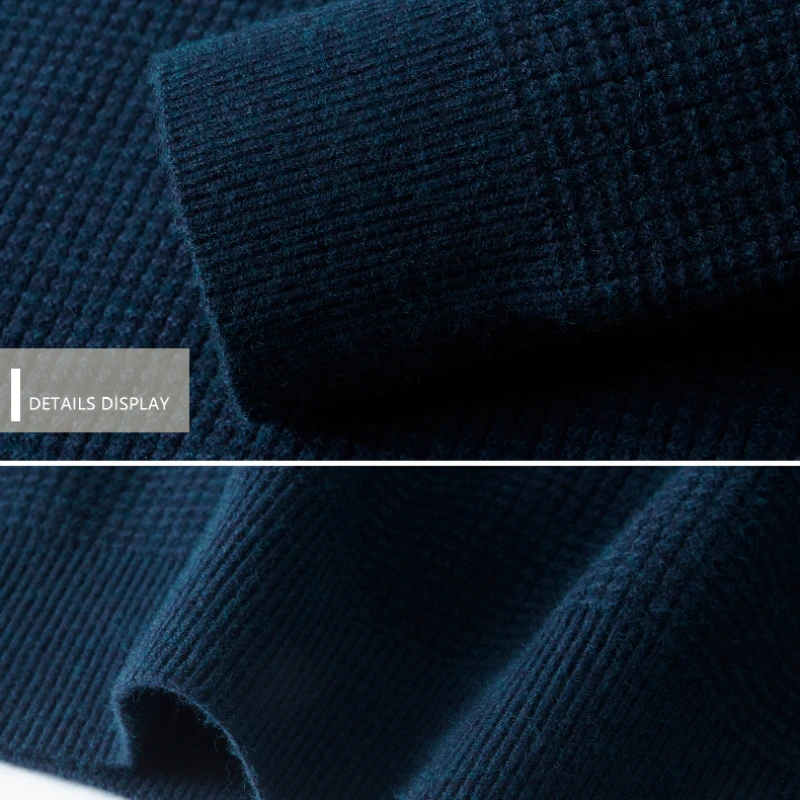 Herren Wollpullover Jugend Beliebtheit Langarm Reverspullover Herren Strickpullover Jugend Vintage Pullover Herrenbekleidung