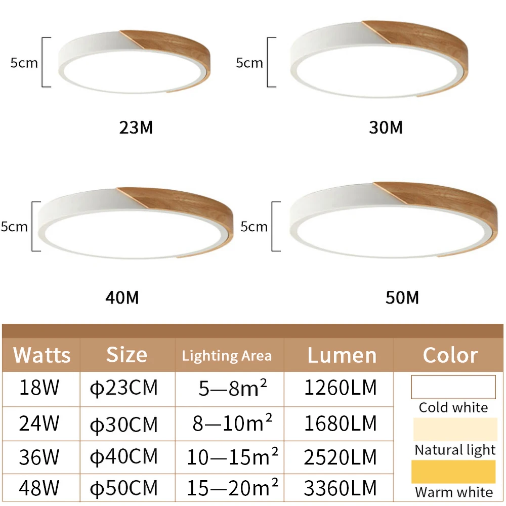 Đèn LED Lắp Mặt Ốp Trần Hiện Đại Siêu Mỏng Chiếu Sáng Đèn Gỗ Đèn Phòng Khách Nhà Trang Trí Ban Công Điều Khiển Từ Xa