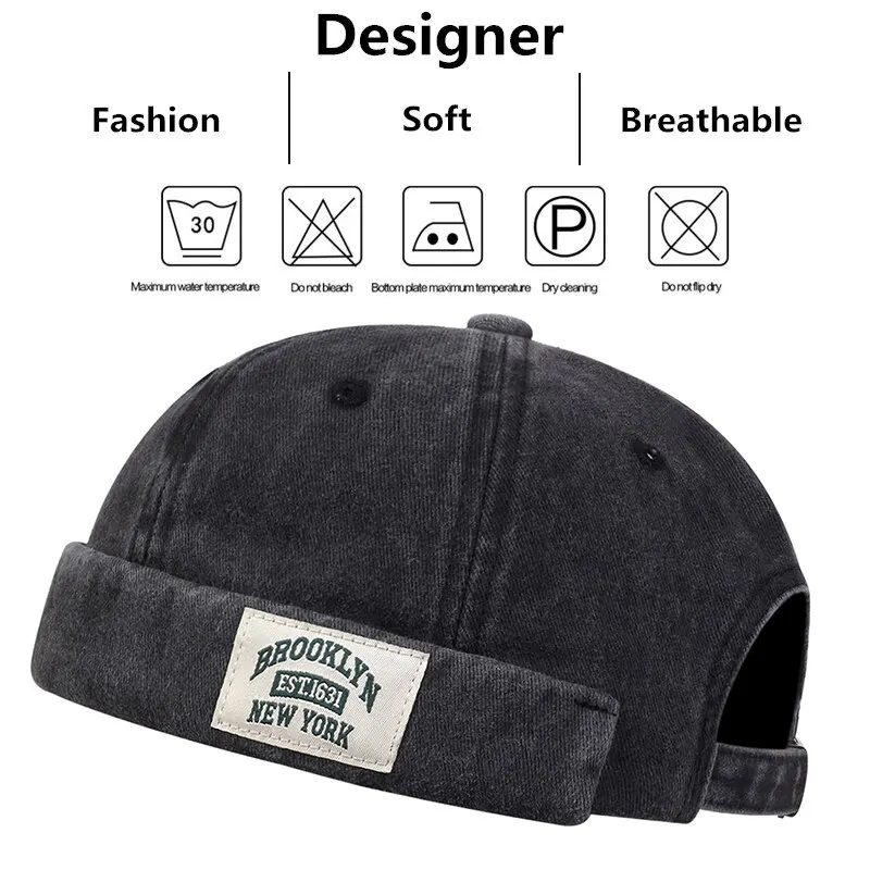 Männer Frauen BROOKLYN New York Hut Herbst Mode Beanies Caps Baumwolle Einstellbare Beanie Hüte Mode Straße Melone Caps Unisex