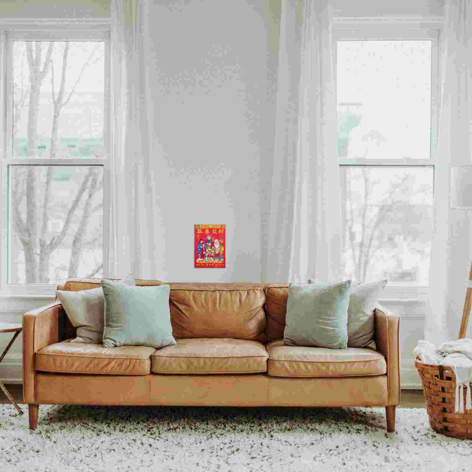 2025 เก่าปฏิทินอิมพีเรียลงูปีปฏิทินสไตล์จีนแขวน-ปิด Lunar Wall กระดาษฉีกขาดจี้ Office