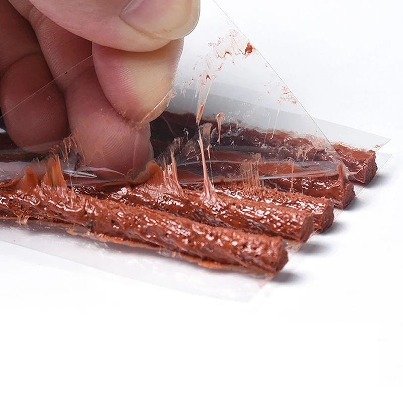 1/4/10pc tiras de reparo de pneus sem câmara de ar de borracha agitando cola selos para carro motocicleta pneu punctura kit wicks minhocas ferramenta acessórios