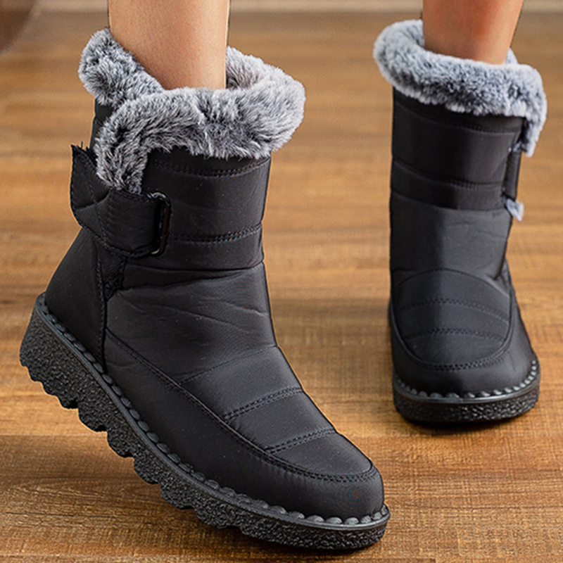 Snow BOOTS ผู้หญิงรองเท้าใหม่ผู้หญิงกันน้ําผู้หญิงรองเท้าอุ่นรองเท้าสําหรับสตรีแฟชั่น Botas Mujer ฤดูหนาวรองเท้า